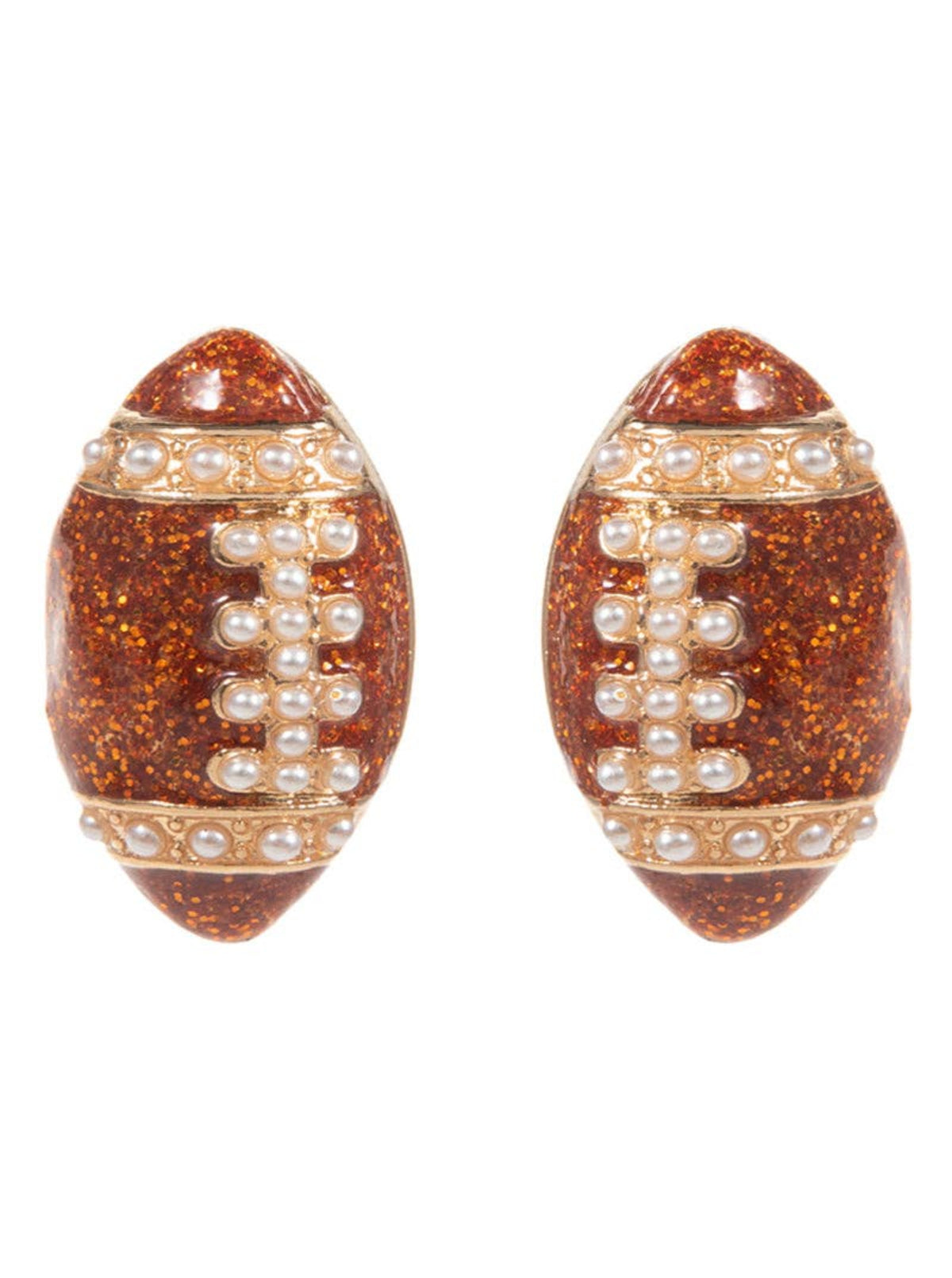 Football Stud Earrings