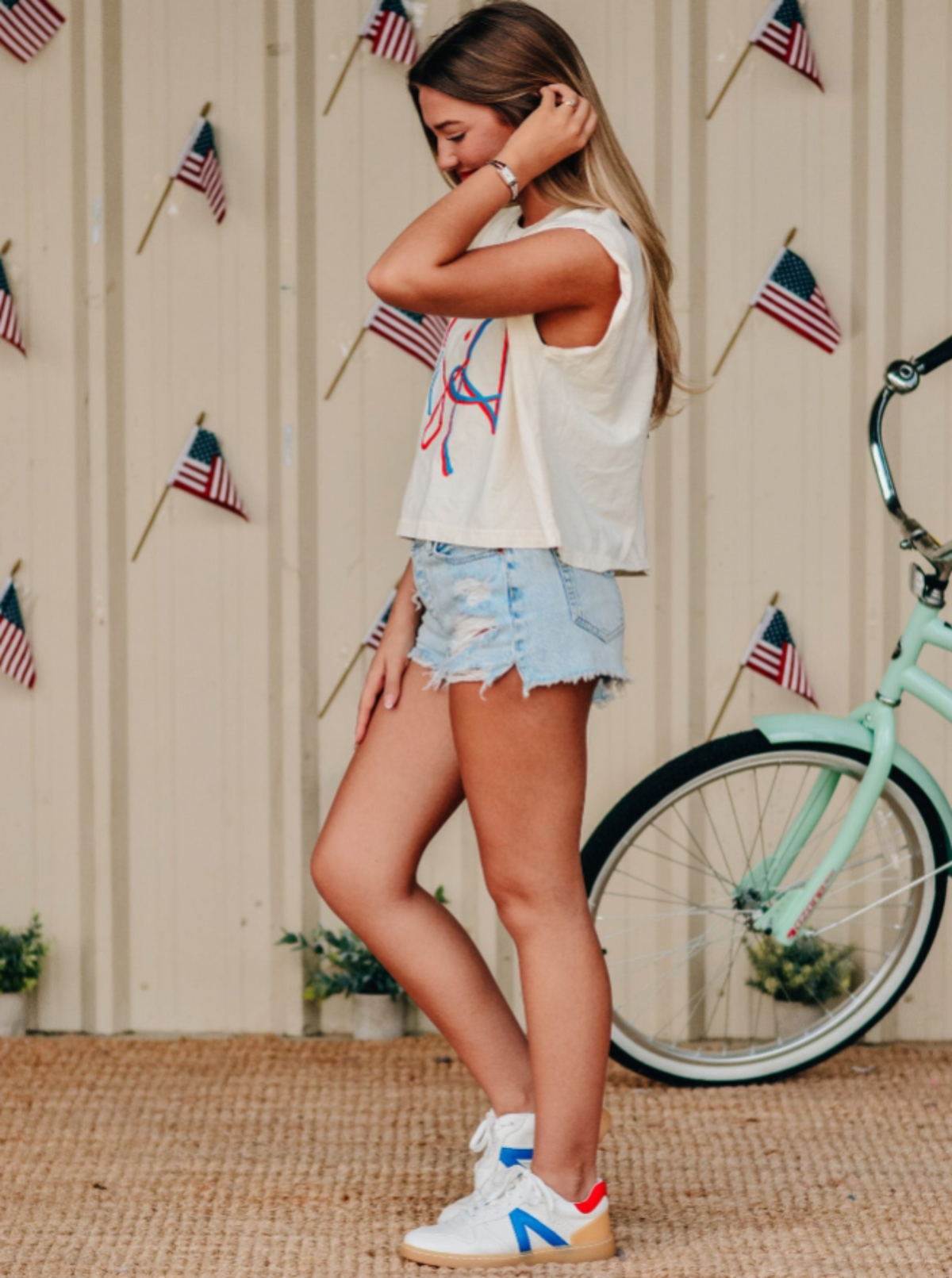 USA Muscle Tee | Ivory