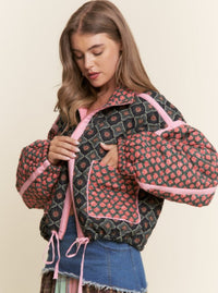 Darling Quilted Jacket | Green