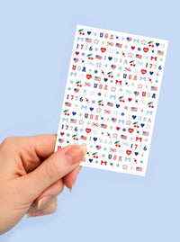 Patriotic Nail Stickers