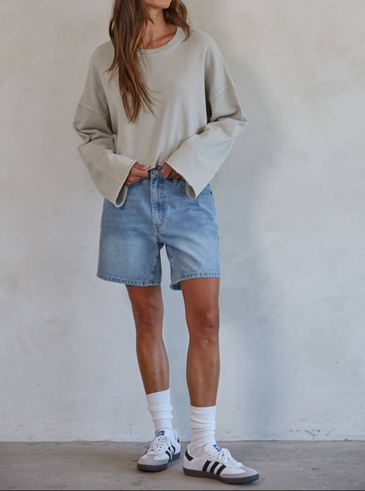 Bermuda Shorts | Medium Wash
