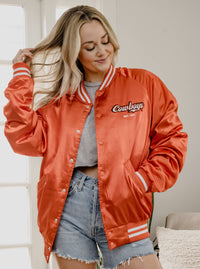 OSU Cowboys Embroidered Satin Jacket