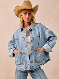 Dallas Darlin' Jean Jacket | Light Wash