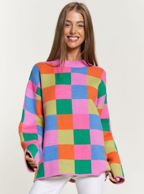 Block Sweater | Colorful