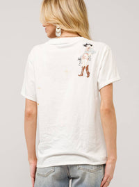 Western Embroidered Graphic Tee