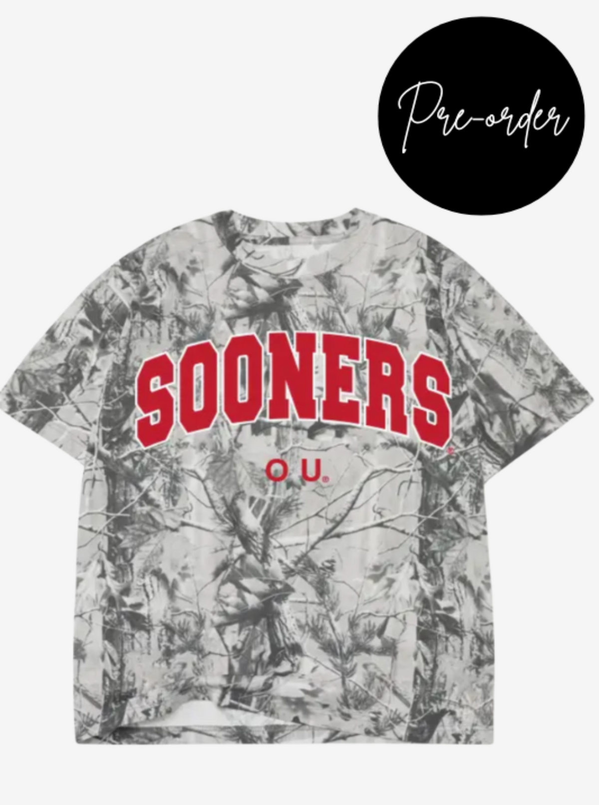 *Pre-Order* OU Sooners Camo Graphic Tee