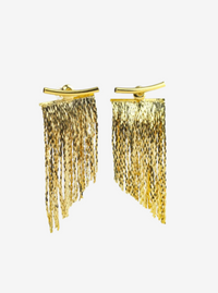 Erimish Fringe Earrings | Gold