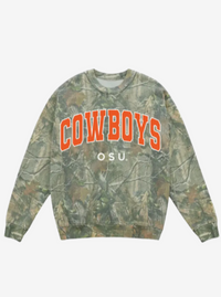 *Pre-Order* OSU Cowboys Camo Graphic Sweatshirt