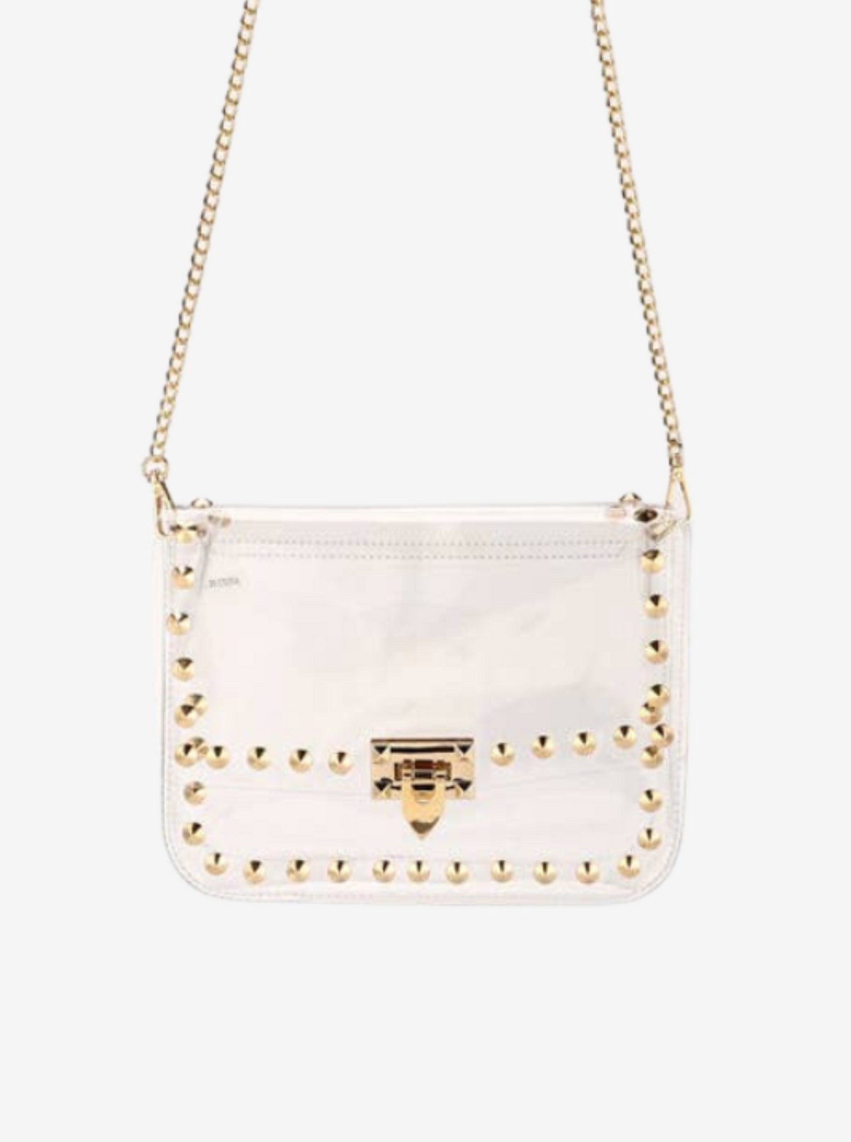 Clear Studded Bag