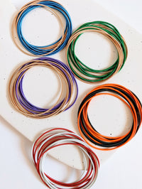Team Spirit Guitar String Bracelet Set | 5 Color Options
