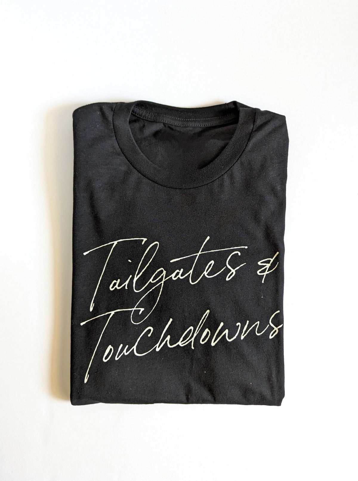 Tailgates and Touchdowns Graphic Tee | Jet Black
