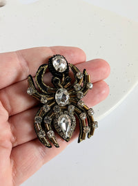 Spider Rhinestone Earrings