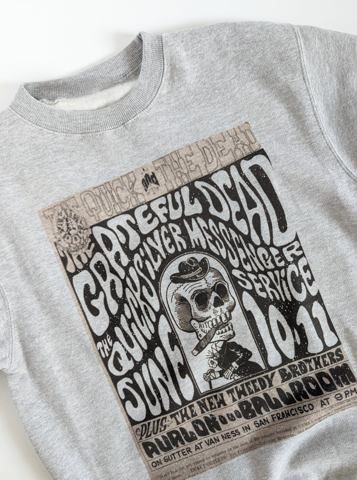 Grateful Dead Sweatshirt | Ghoulie Gray
