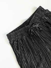 Pleated Pant Set | Jet Black