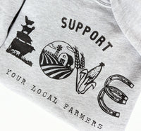 Support Local Sweatshirt | Heather Grey