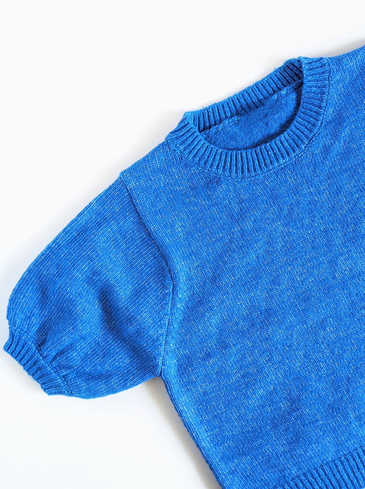Spring Elegance Sweater Top | Blue