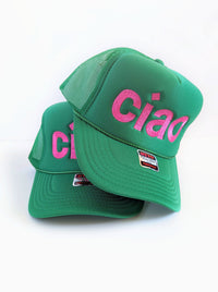 Ciao Trucker Hat | Kelly Green