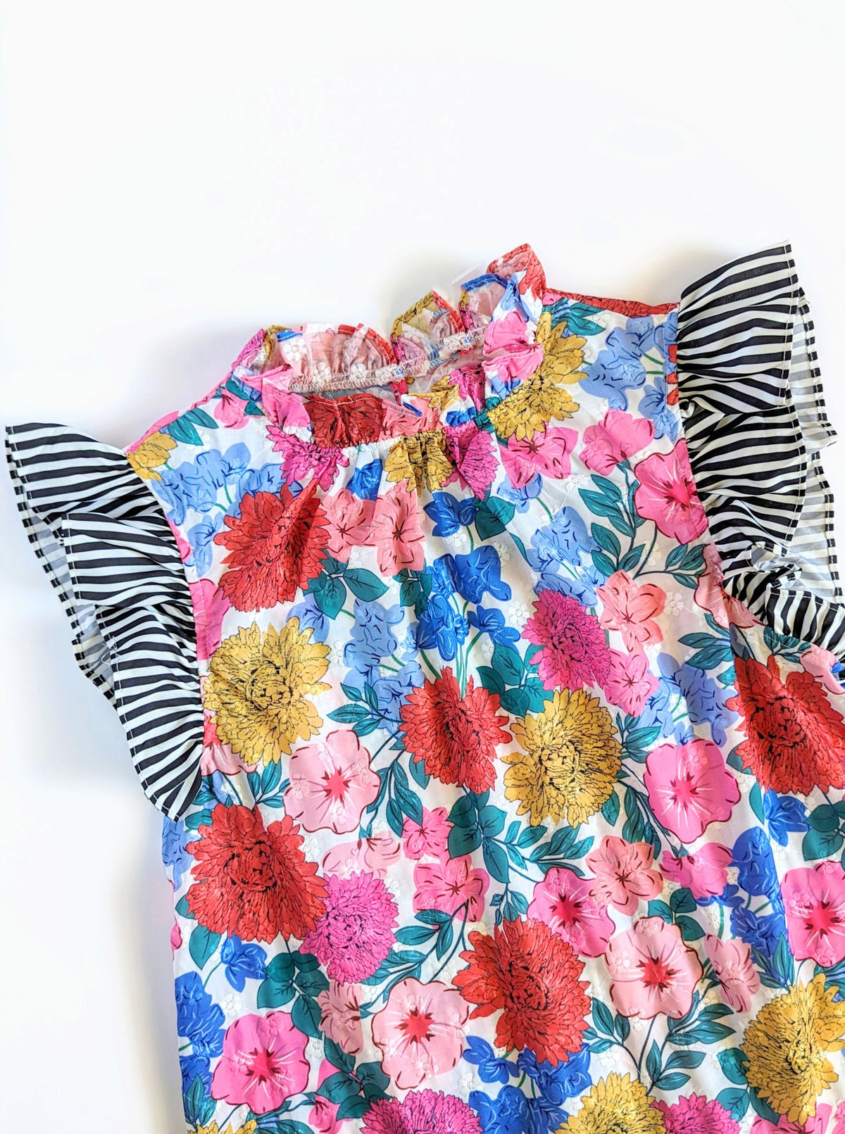 Embroidered Floral Top | Multi