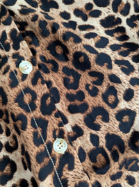 Leopard Button-Down Dress