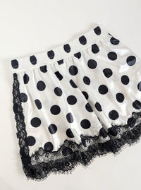 Satin Skirt with Lace Hem | 3 Color Options
