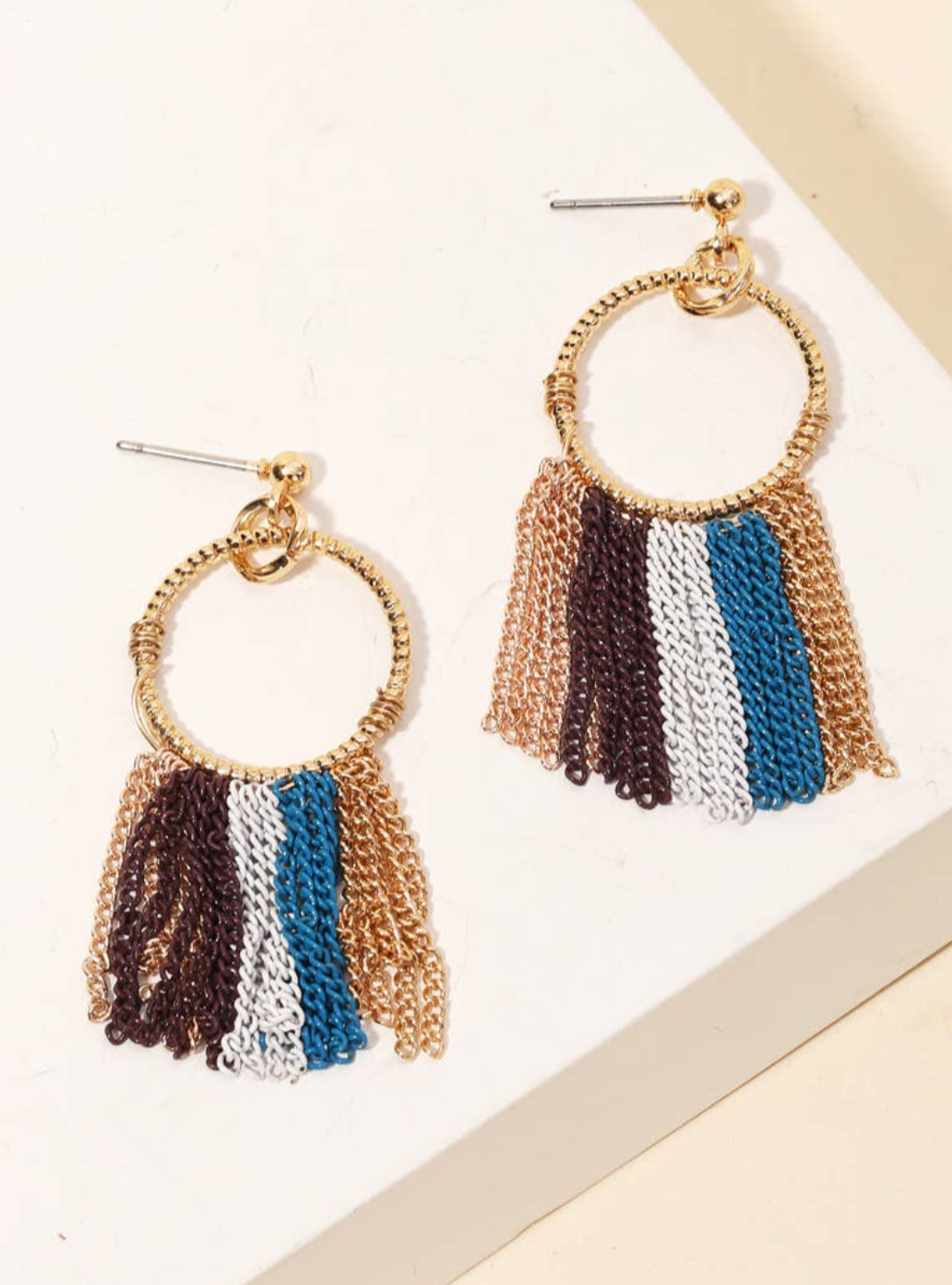 Chain Fringe Earrings | 2 Color Options