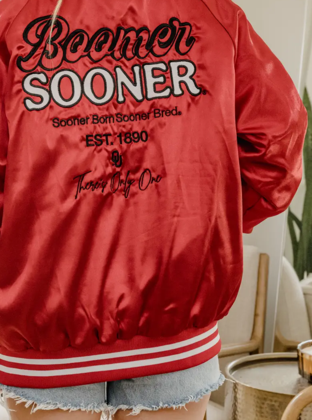 * Pre-Order * OU Sooners Satin Jacket