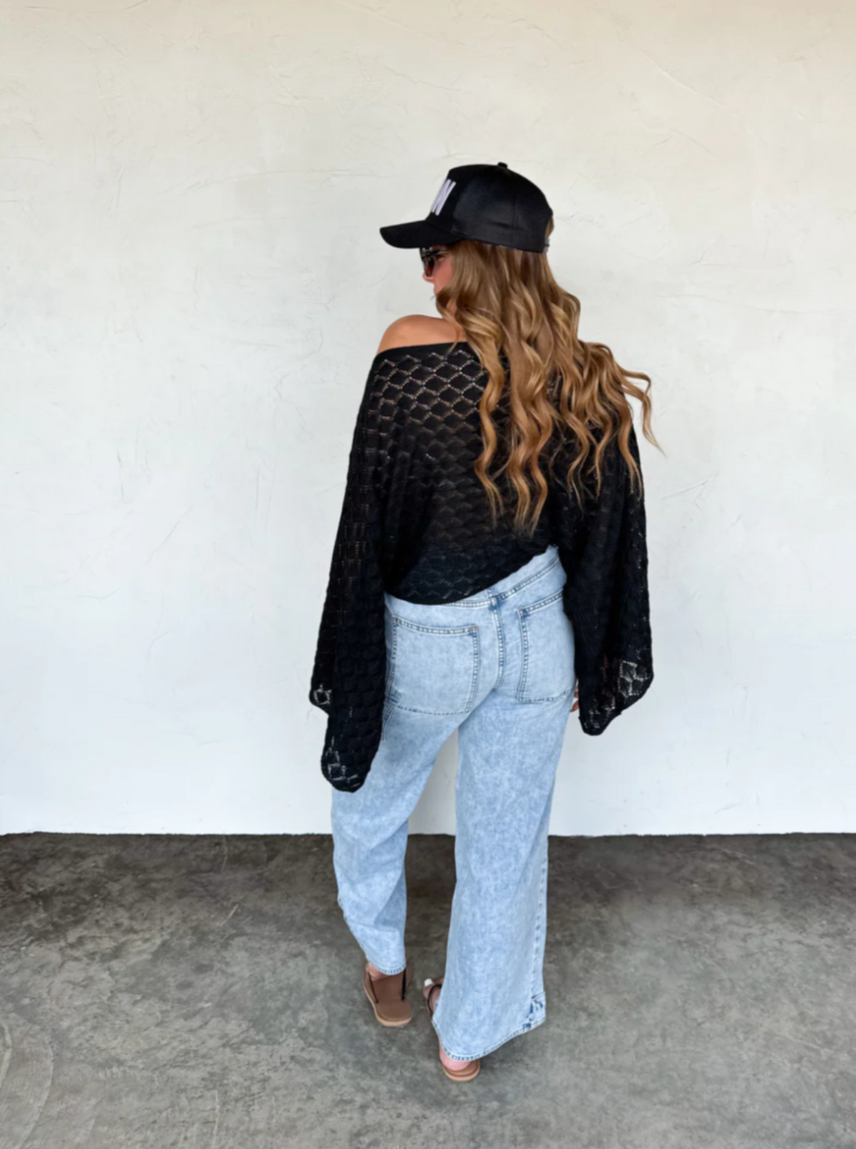 Tie Waist Jeans | Light Wash