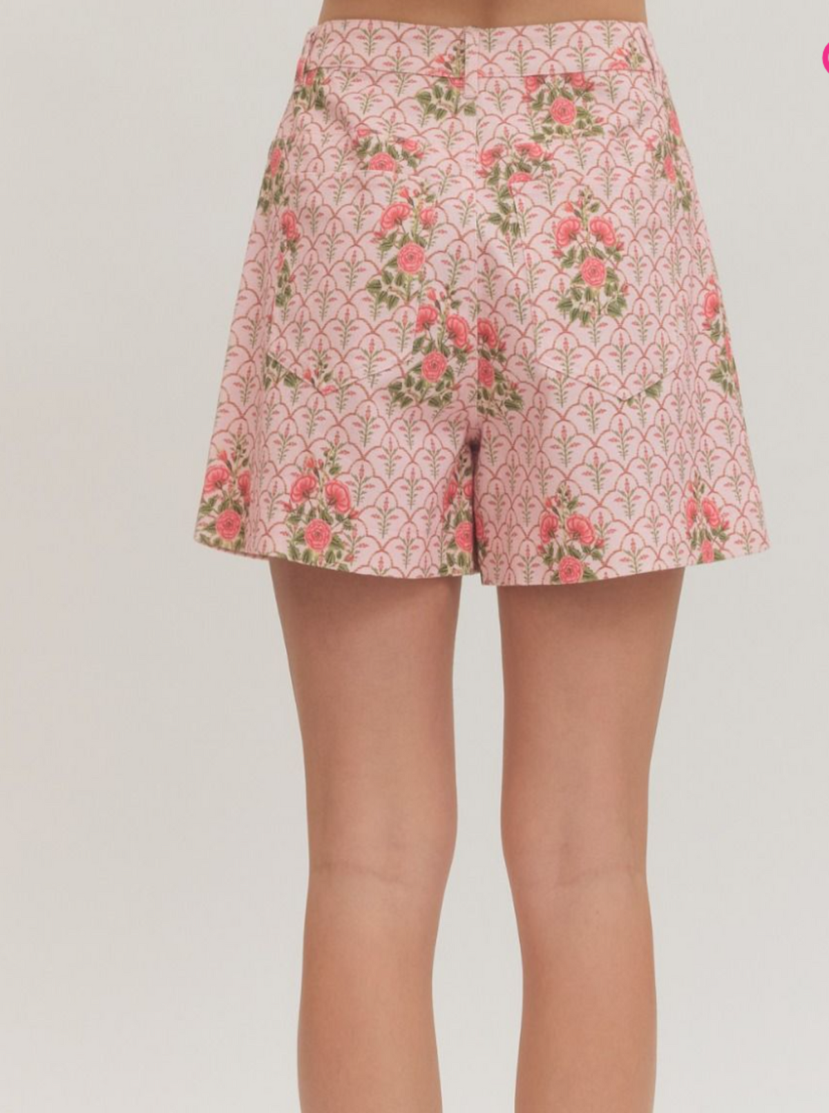 Floral Shorts | Pink