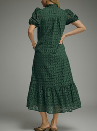 Picture Perfect Eyelet Dress | Forest