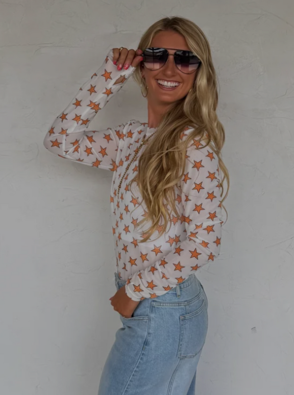 Star Mesh Top