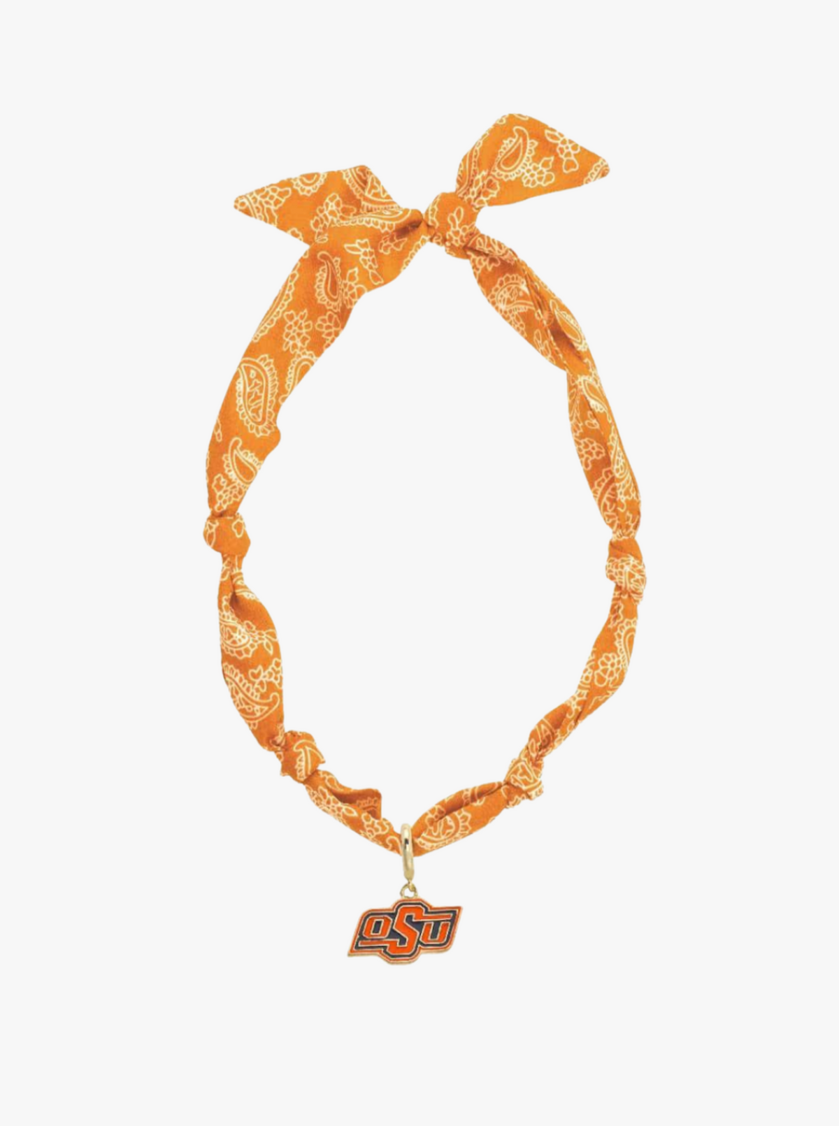 OSU Logo Bandana Scarf Necklace