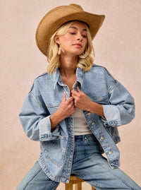 Dallas Darlin' Jean Jacket | Light Wash