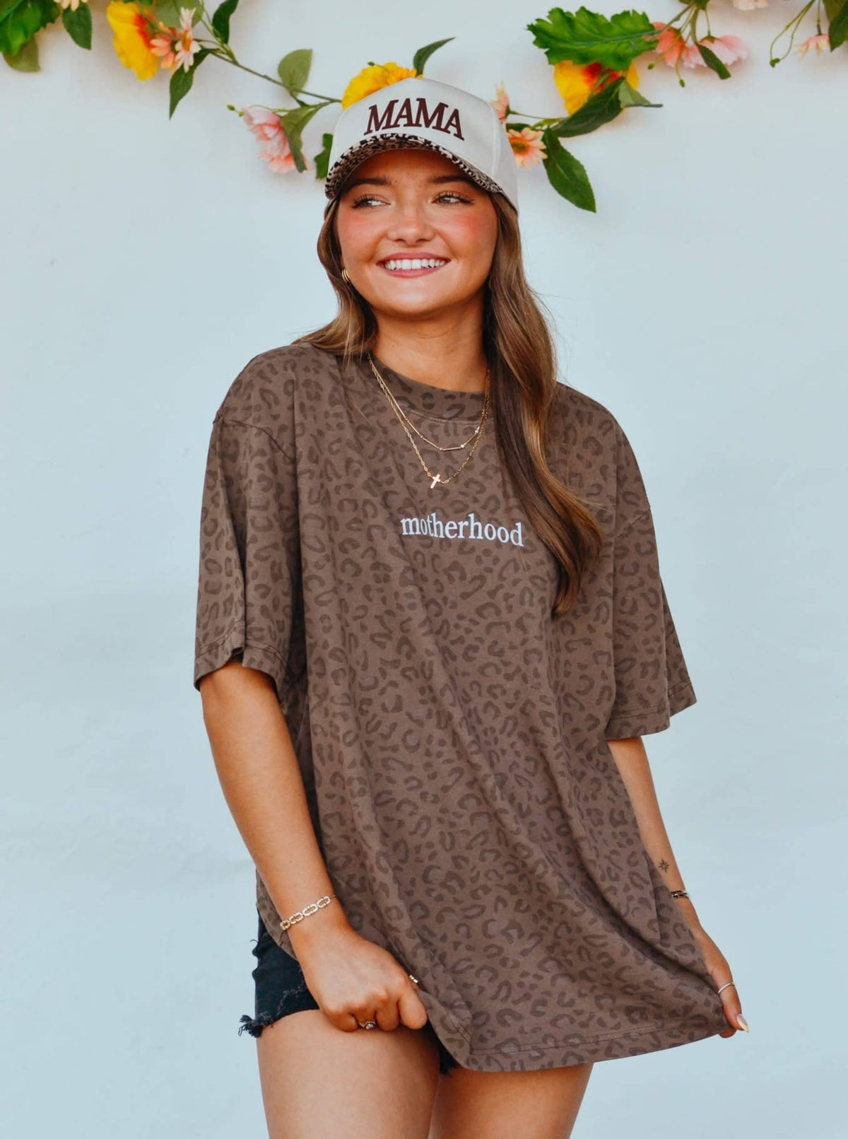 Motherhood Leopard Tee