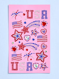 Patriotic Face Gems
