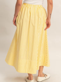 Striped Skirt | Yellow