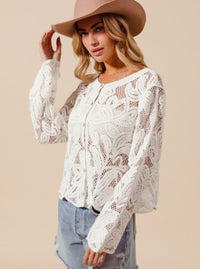Crochet Lace Cardigan