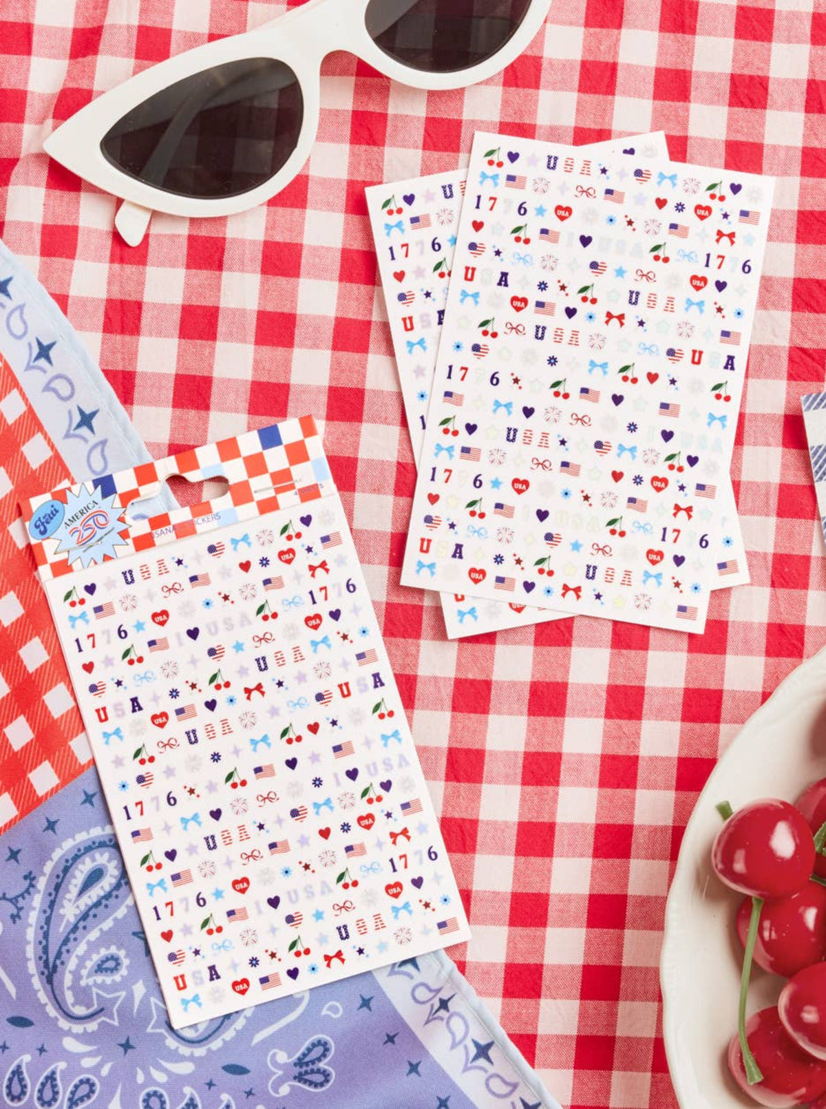 Patriotic Nail Stickers