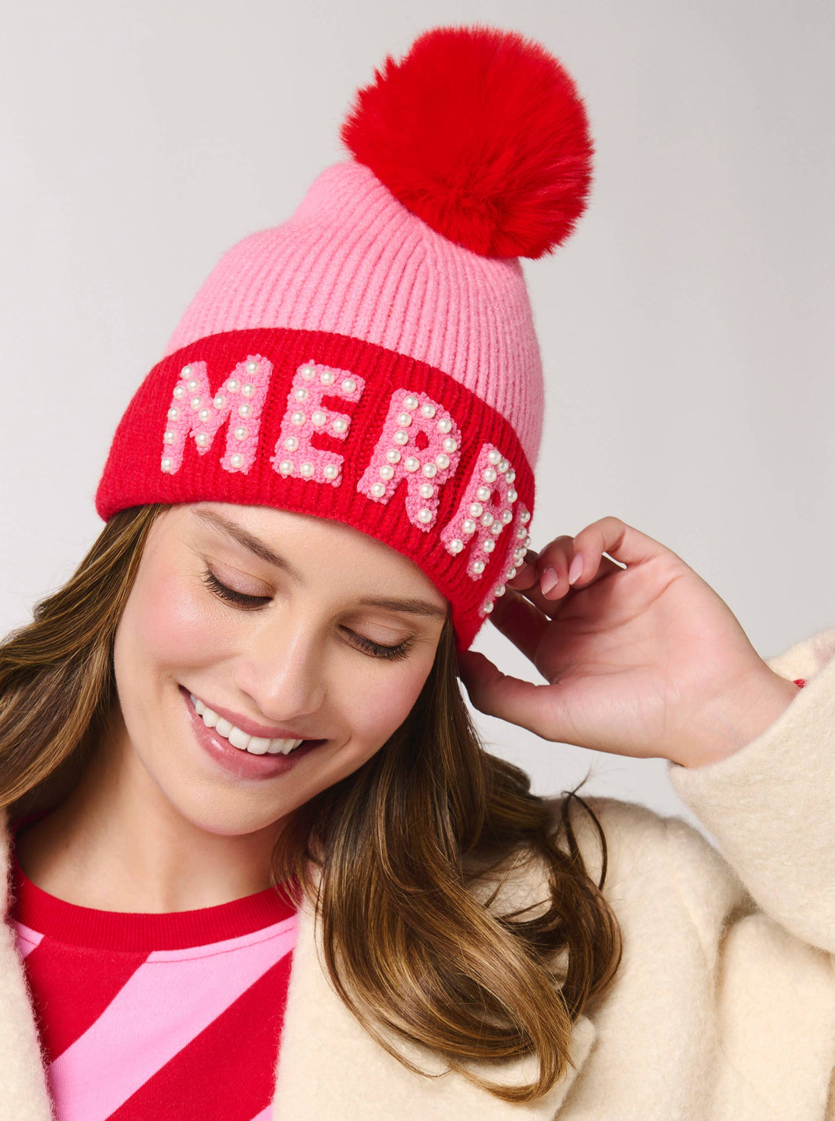 Merry Beanie | Pink