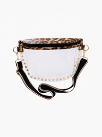 Studded Clear Crossbody