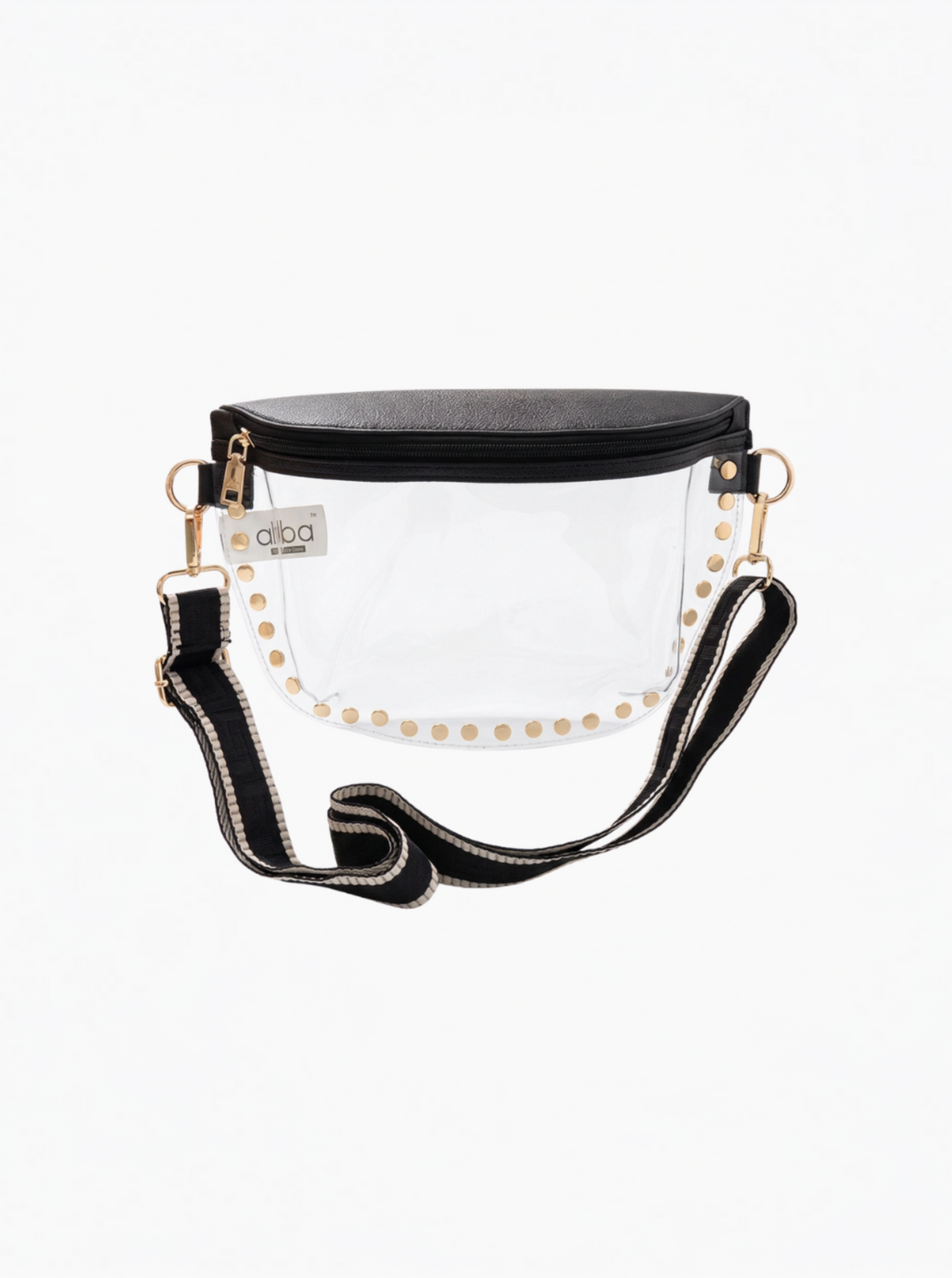 Studded Clear Crossbody