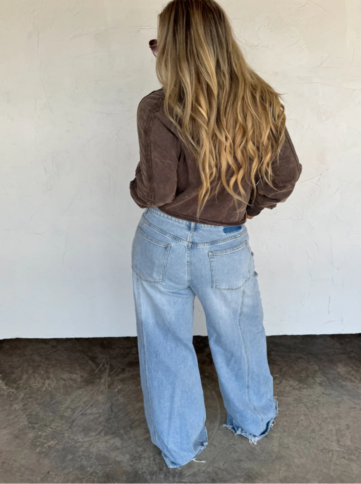Winnie Wide Leg Jeans | Light Wash