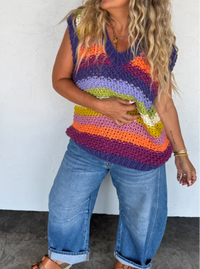 Colorful Sweater Vest
