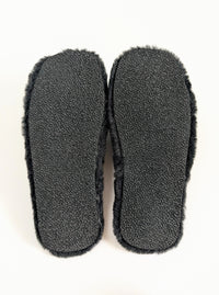 Designer Inspired Slippers | Black
