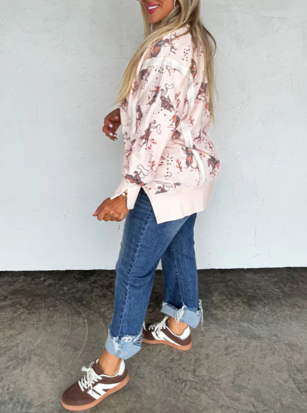 Buckin' Bronco Pullover