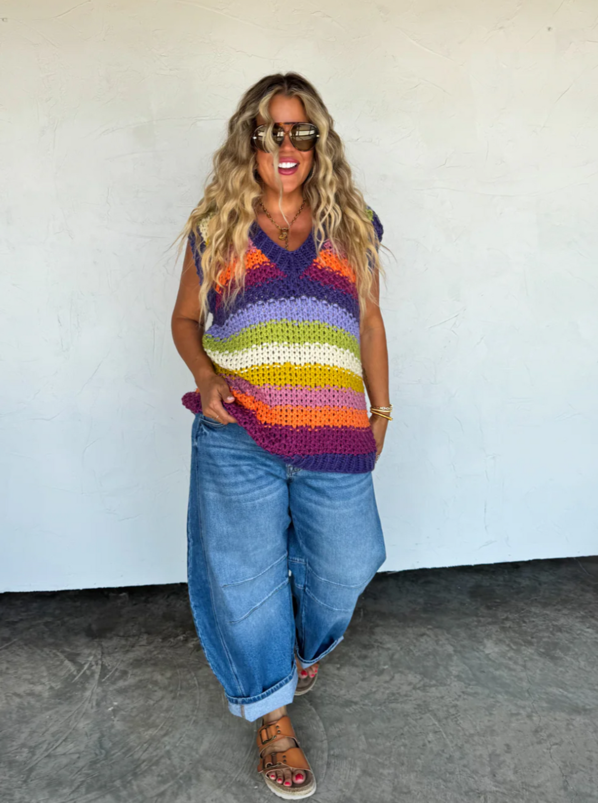 Colorful Sweater Vest