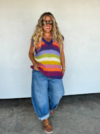 Colorful Sweater Vest