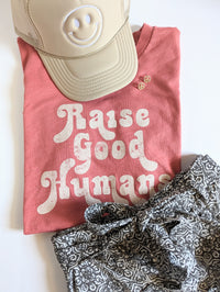 Raise Good Humans Graphic Tee | Berry