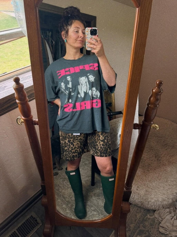 Leopard Bermuda Shorts