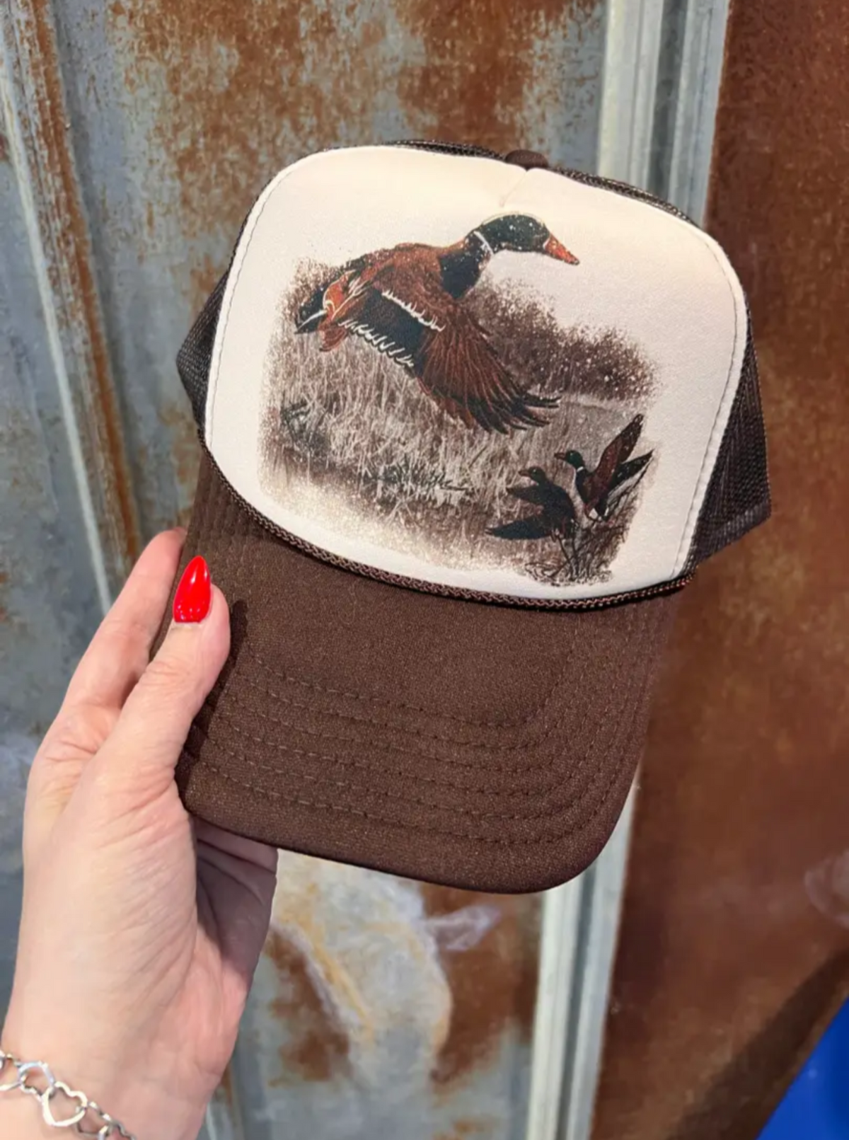 Retro Mallard Trucker Hat