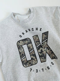 Okarche Camo Sweatshirt | Grey